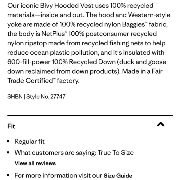 Patagonia Bivy Hooded Down Puffer Vest - Picture 6 of 6